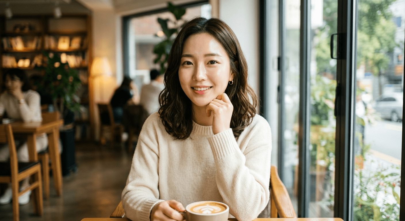 피부 좋은 여자